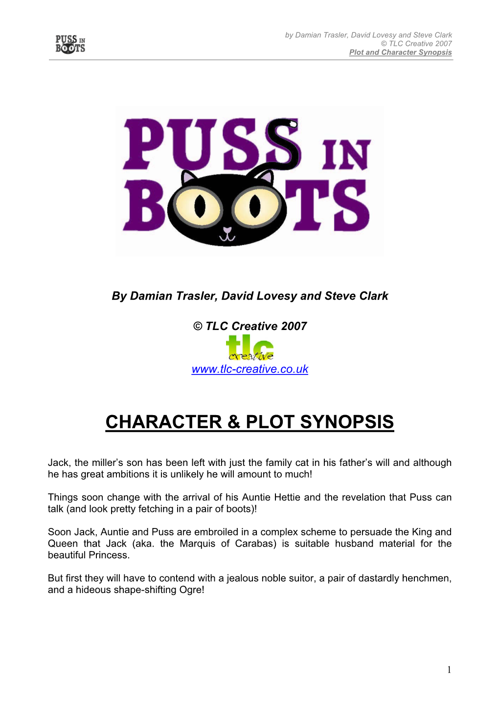 Character & Plot Synopsis