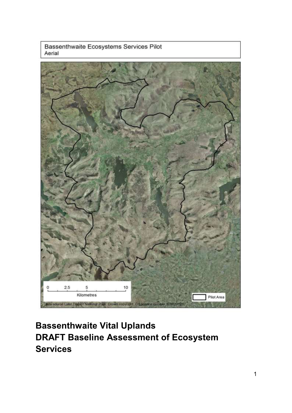 Bassenthwaite Vital Uplands DRAFT Baseline Assessment of Ecosystem Services