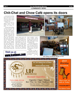 Chit-Chat and Chow Café Opens Its Doors