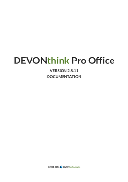 Devonthinkpro Office