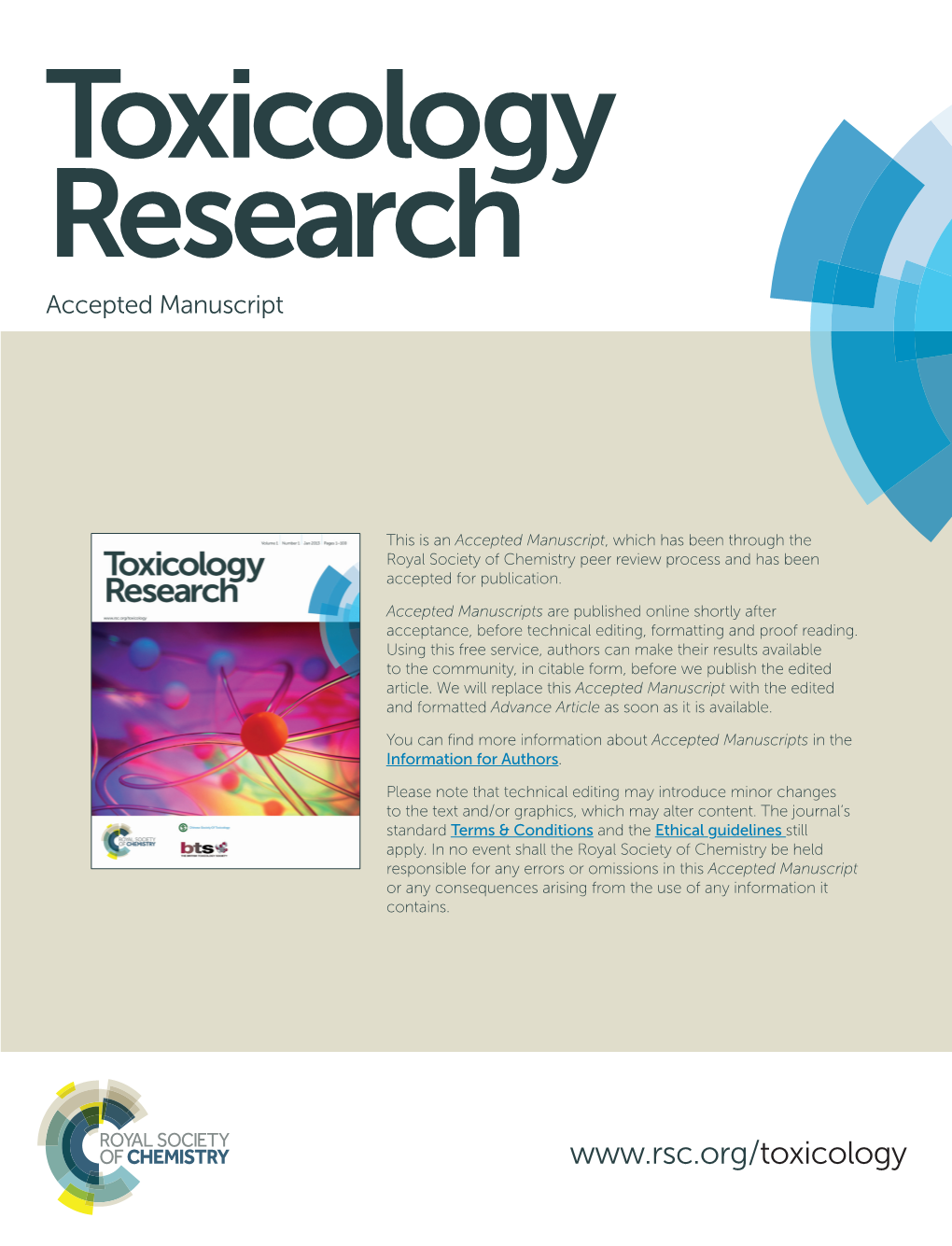 Page 1 of 39 Toxicology Research