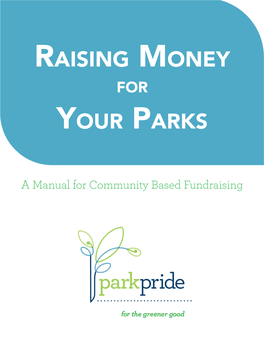 Park Pride Fundraising Manual
