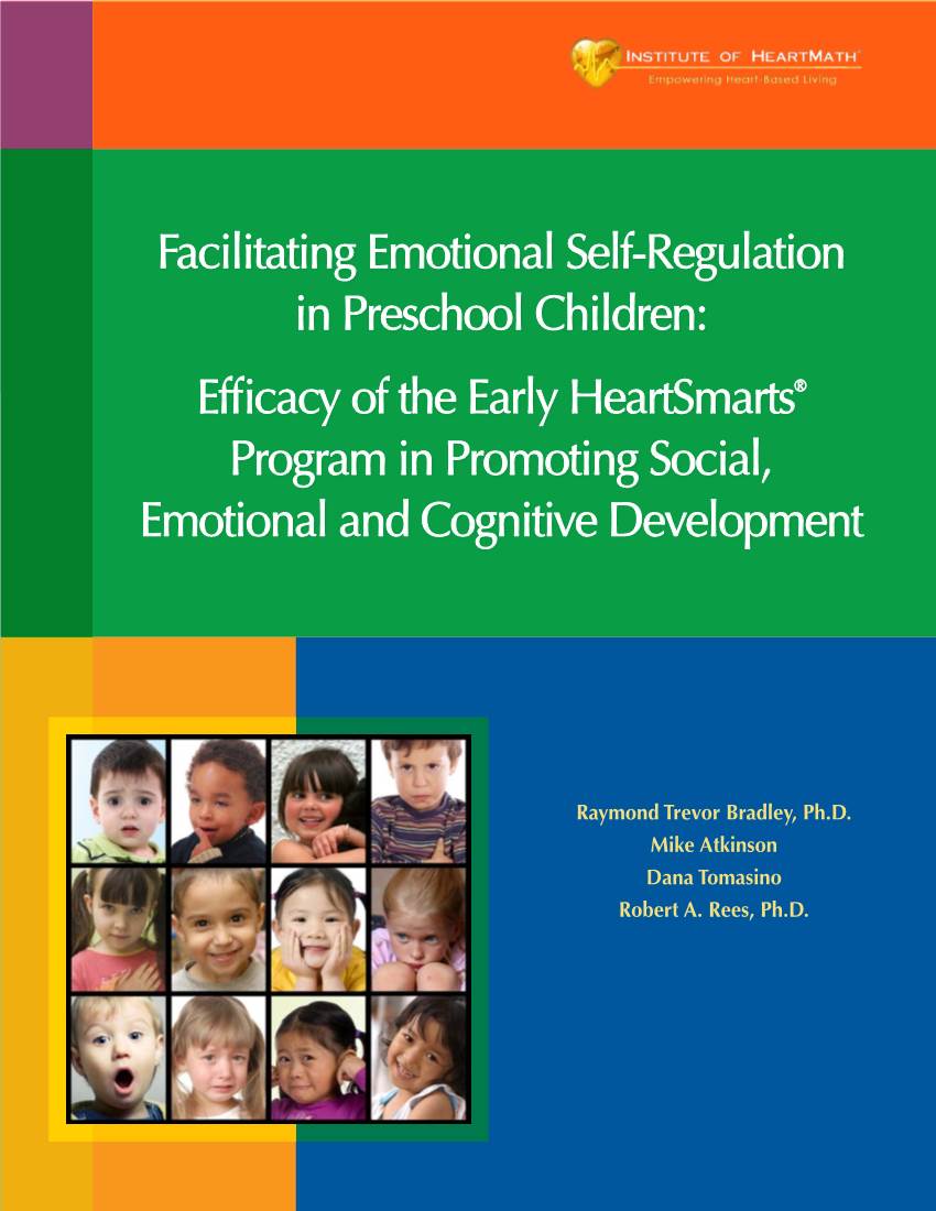 Facilitating Emotional Self-Regulation in Preschool Children: Efficacy of the Early Heartsmarts® Program in Promoting Social, Emotional and Cognitive Development