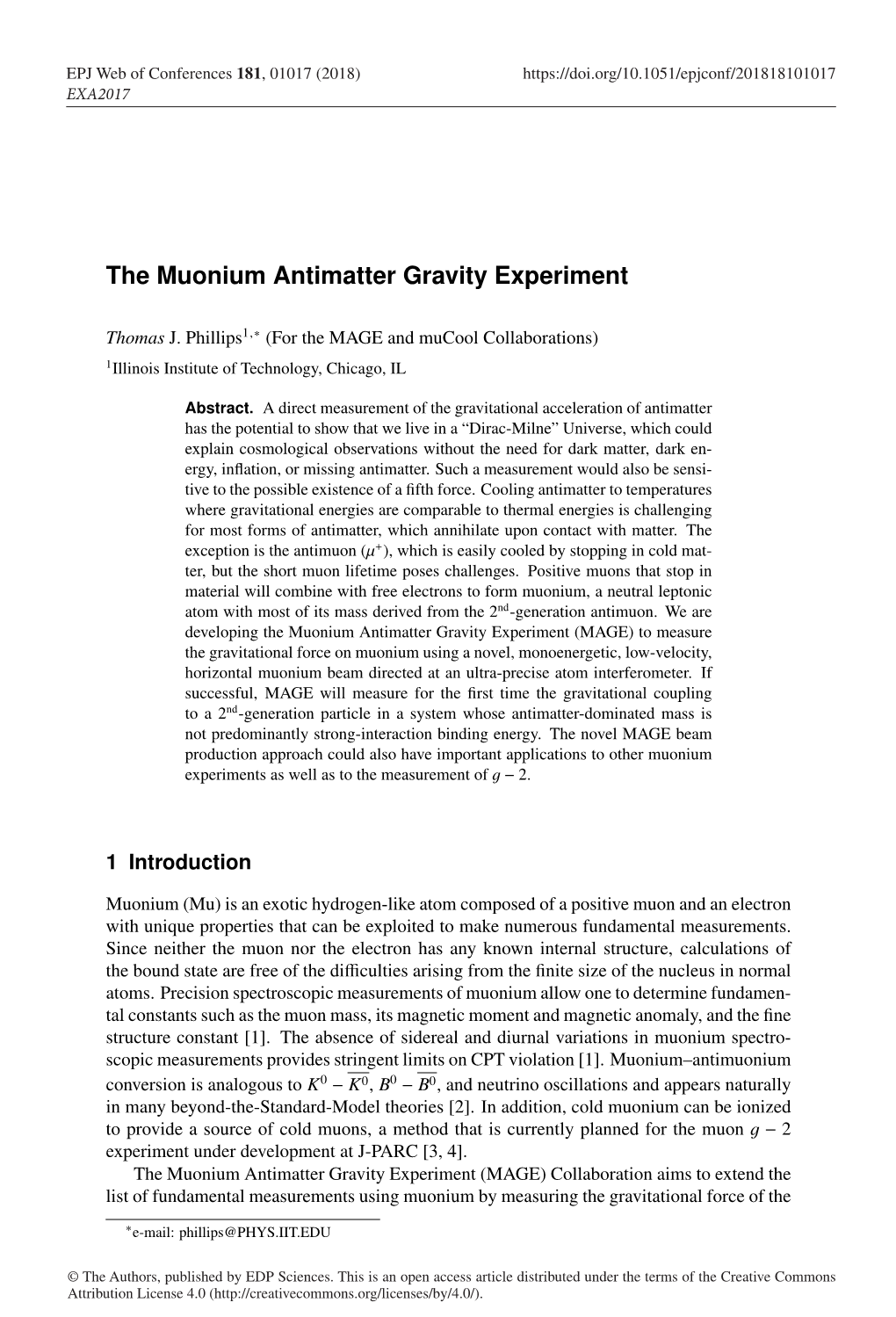 The Muonium Antimatter Gravity Experiment