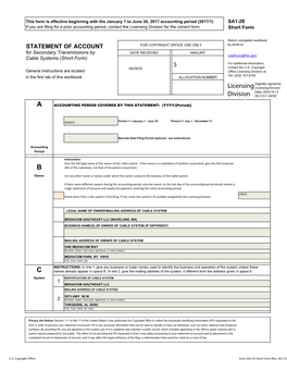 Licensing Division for the Correct Form