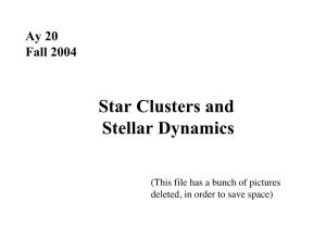 Star Clusters and Stellar Dynamics