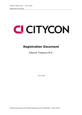 Registration Document