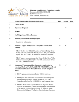 Squamish-Lillooet Regional District Electoral Area C Zoning Bylaw No