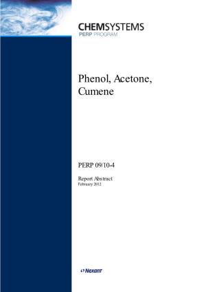 Phenol, Acetone, Cumene