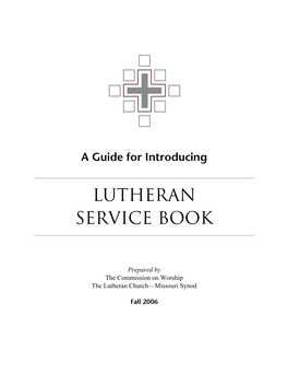 Lutheran Service Book