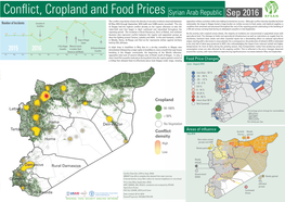 Conflict, Cropland and Food Prices