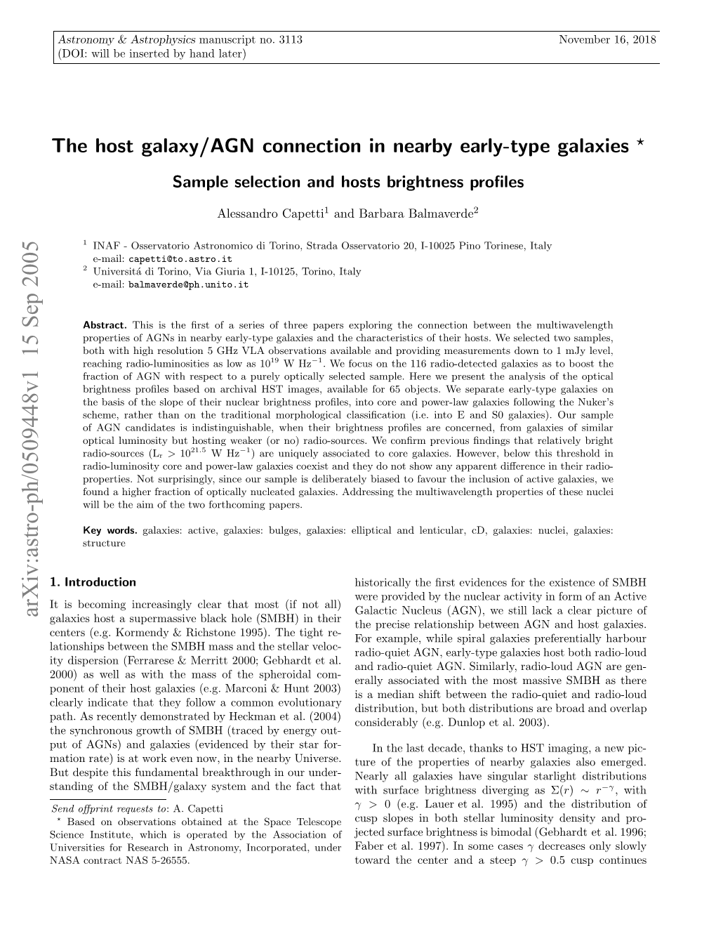 The Host Galaxy/AGN Connection in Nearby Early-Type Galaxies