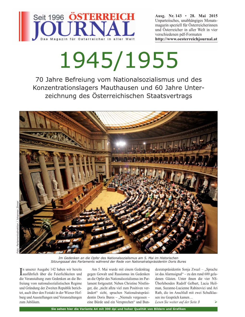 70 Jahre Befreiung Vom Nationalsozialismus Und Des