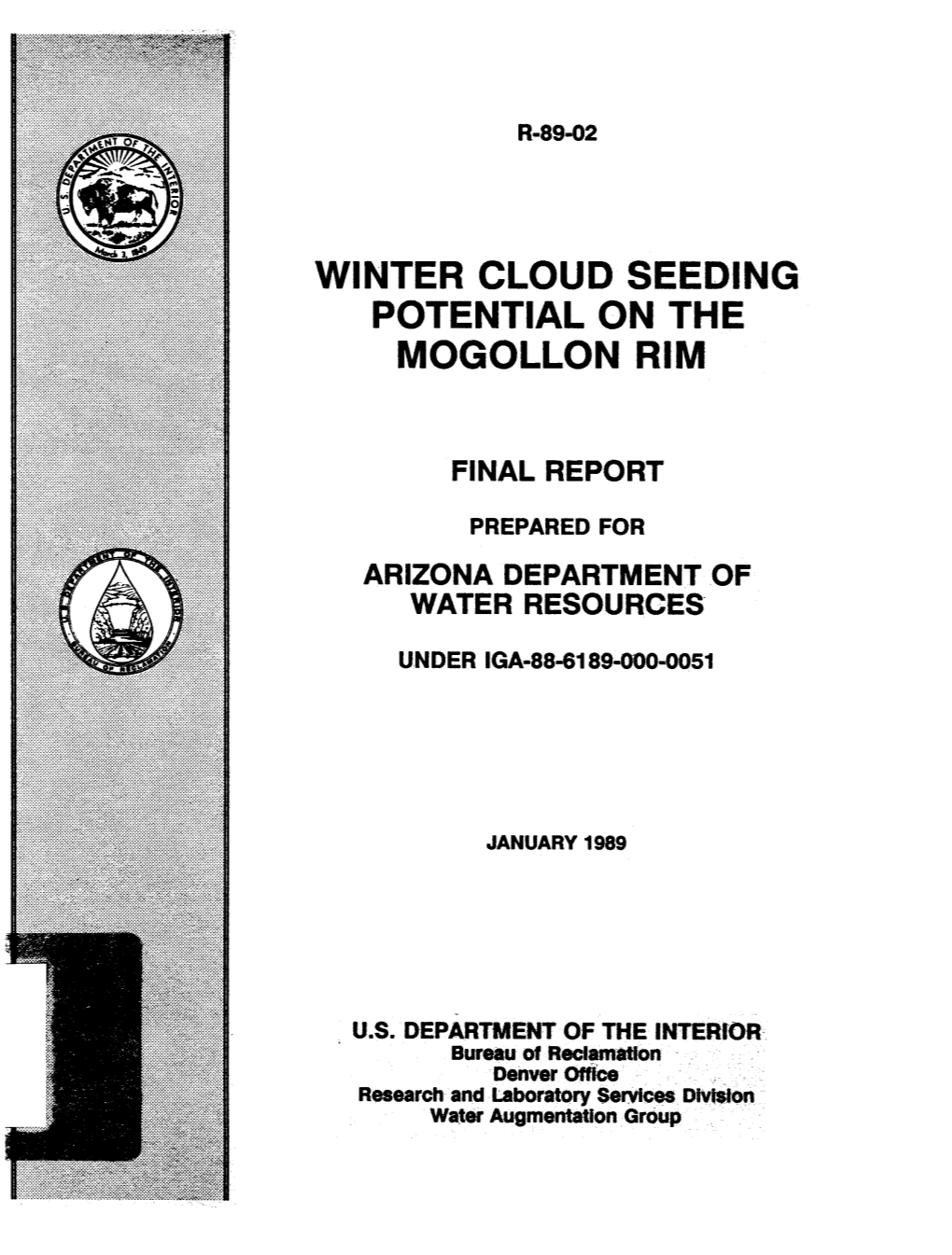 Winter Cloud Seeding Potential on the Mogollon