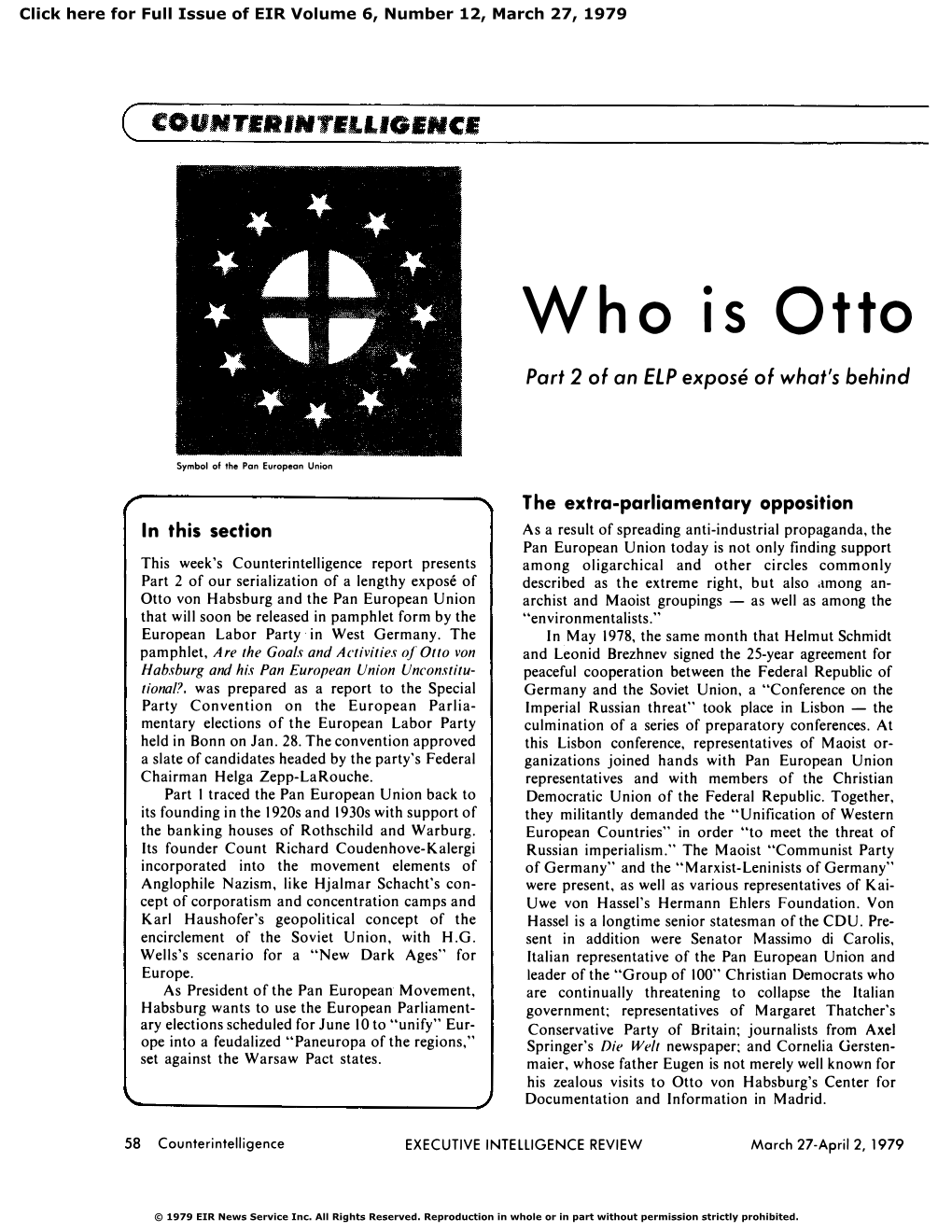 Who Is Otto Von Habsburg?