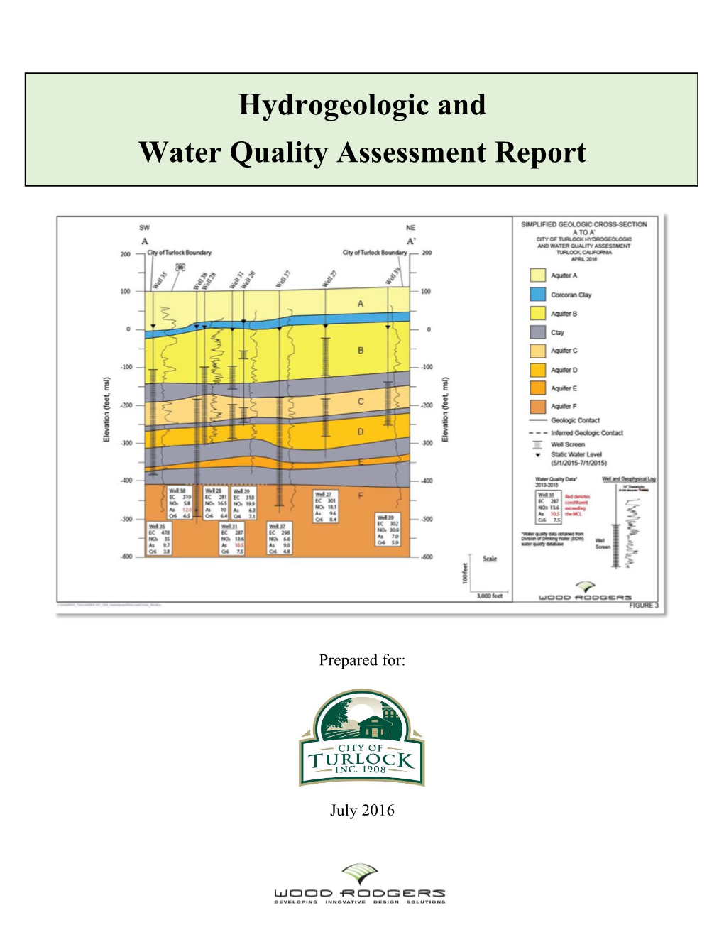 Hydrogeologic and Water Quality Assessment Report