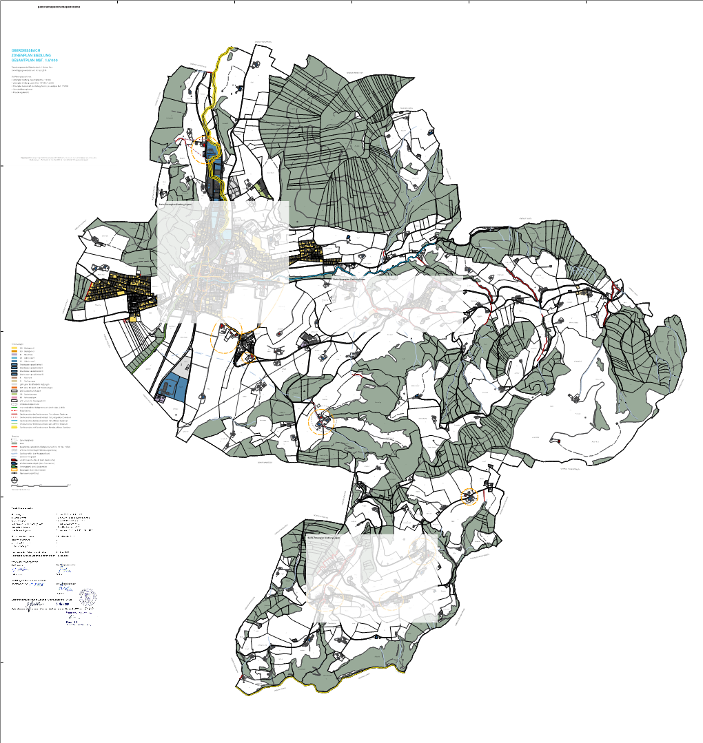 OBERDIESSBACH ZONENPLAN SIEDLUNG GESAMTPLAN MST. 1:5'000 GEMEINDE FREIMETTIGEN Einwohnergemeinde Oberdiessbach | Kanton Bern Genehmigungsexemplar Vom 18