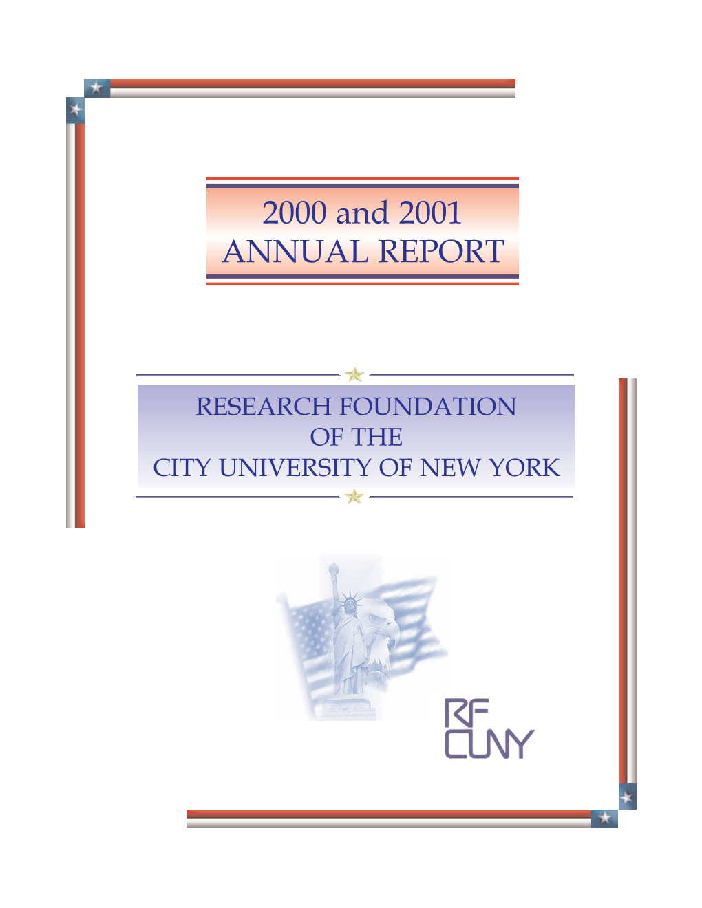 2000 and 2001 ANNUAL REPORT