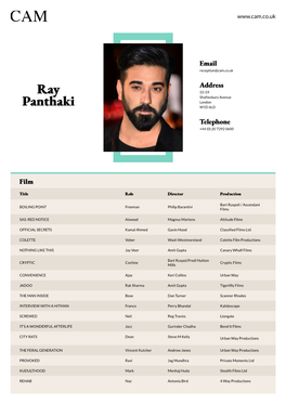 Ray Panthaki