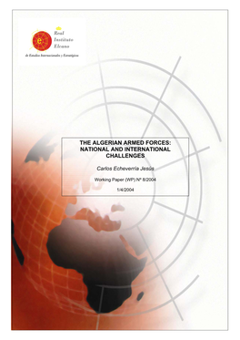 The Algerian Armed Forces: National and International Challenges