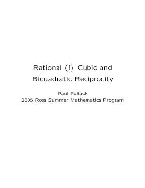 Cubic and Biquadratic Reciprocity