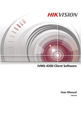 Ivms-4200 Client Software User Manual