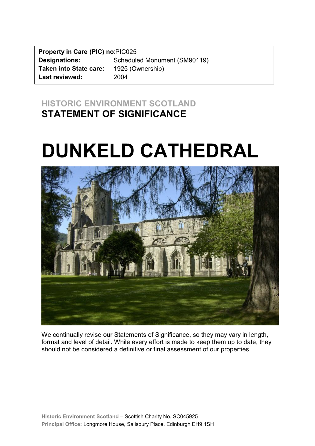 Dunkeld Cathedral