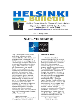 Nato – Yes Or No? (2)
