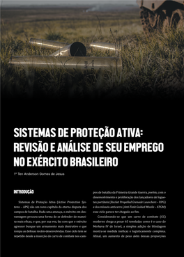 Sistemas De Proteção Ativa: Revisão E Análise De Seu Emprego No Exército Brasileiro
