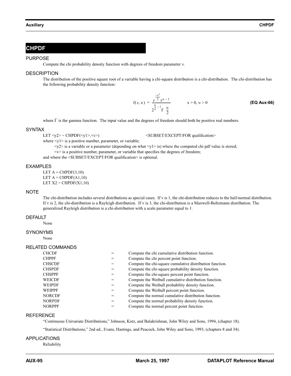 Chi-Distribution