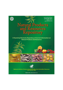 Natural Products and Resources Repository