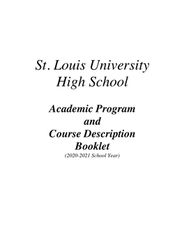 St. Louis University High School