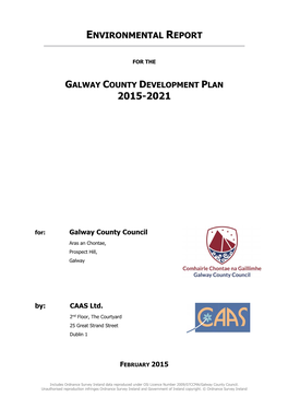CDGP 2015-2021 Environmental Report