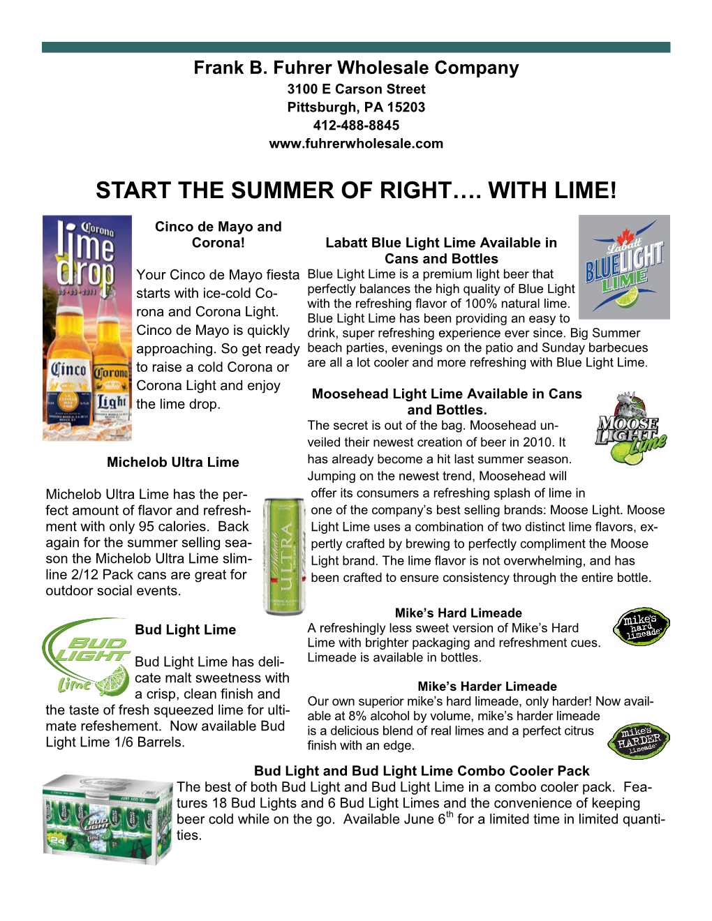 The Summer of Right…. with Lime!