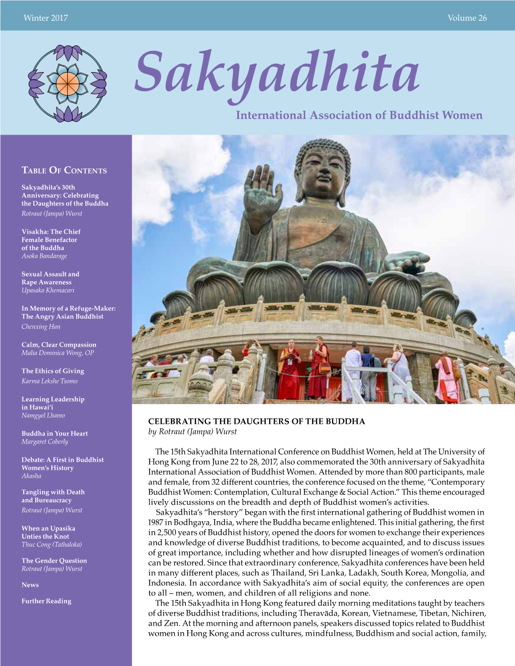 2017 Sakyadhita News