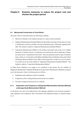 Chapter 6 Examine Measures to Reduce the Project Cost and Shorten the Project Period