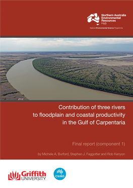 Contribution of Three Rivers to Floodplain and Coastal Productivity in the Gulf of Carpentaria