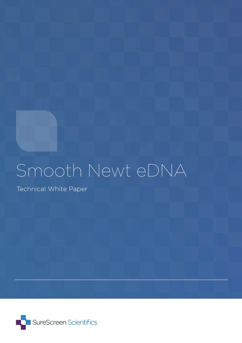 Smooth Newt Edna Technical White Paper SURESCREEN SCIENTIFICS