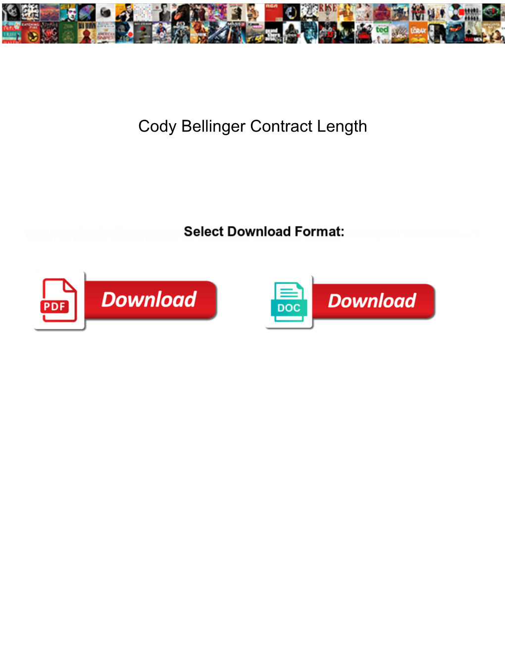 Cody Bellinger Contract Length