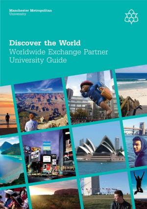 Discover the World Worldwide Exchange Partner University Guide Introduction