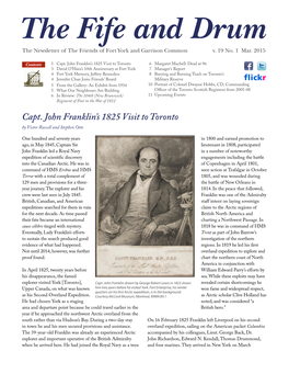 The Fife and Drum, Mar 2015, V. 19 No. 1