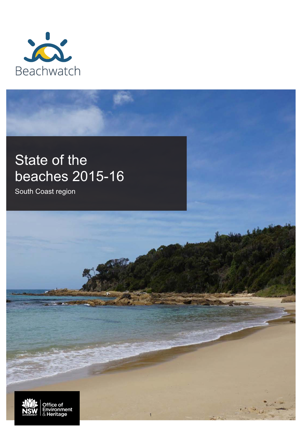 State of the Beaches Annual Report 2016 South Coast
