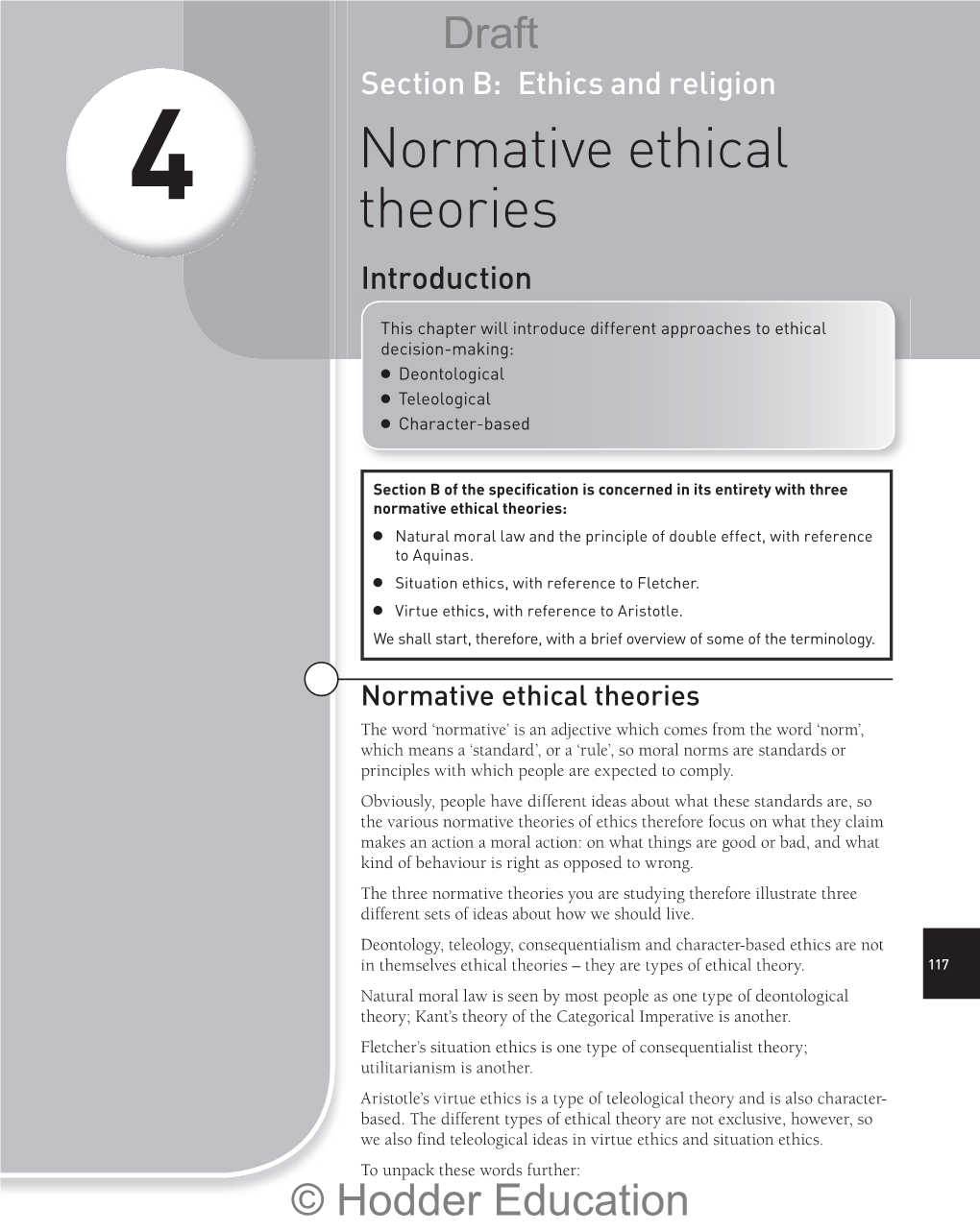 4 Normative Ethical Theories: Natural Moral