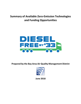 Summary of Available Zero-Emission Technologies and Funding Opportunities