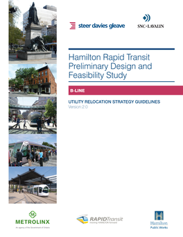Hamilton Rapid Transit Preliminary Design and Feasibility Study