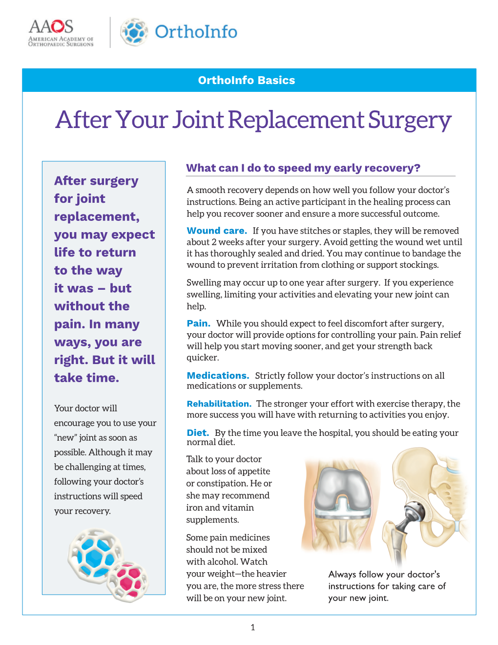 After Your Joint Replacement Surgery