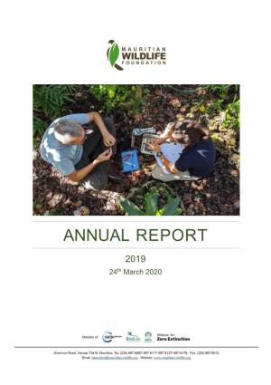 MWF Annual Report 2019