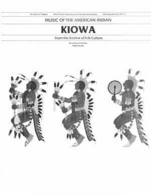 Music of the American Indian: Kiowa AFS