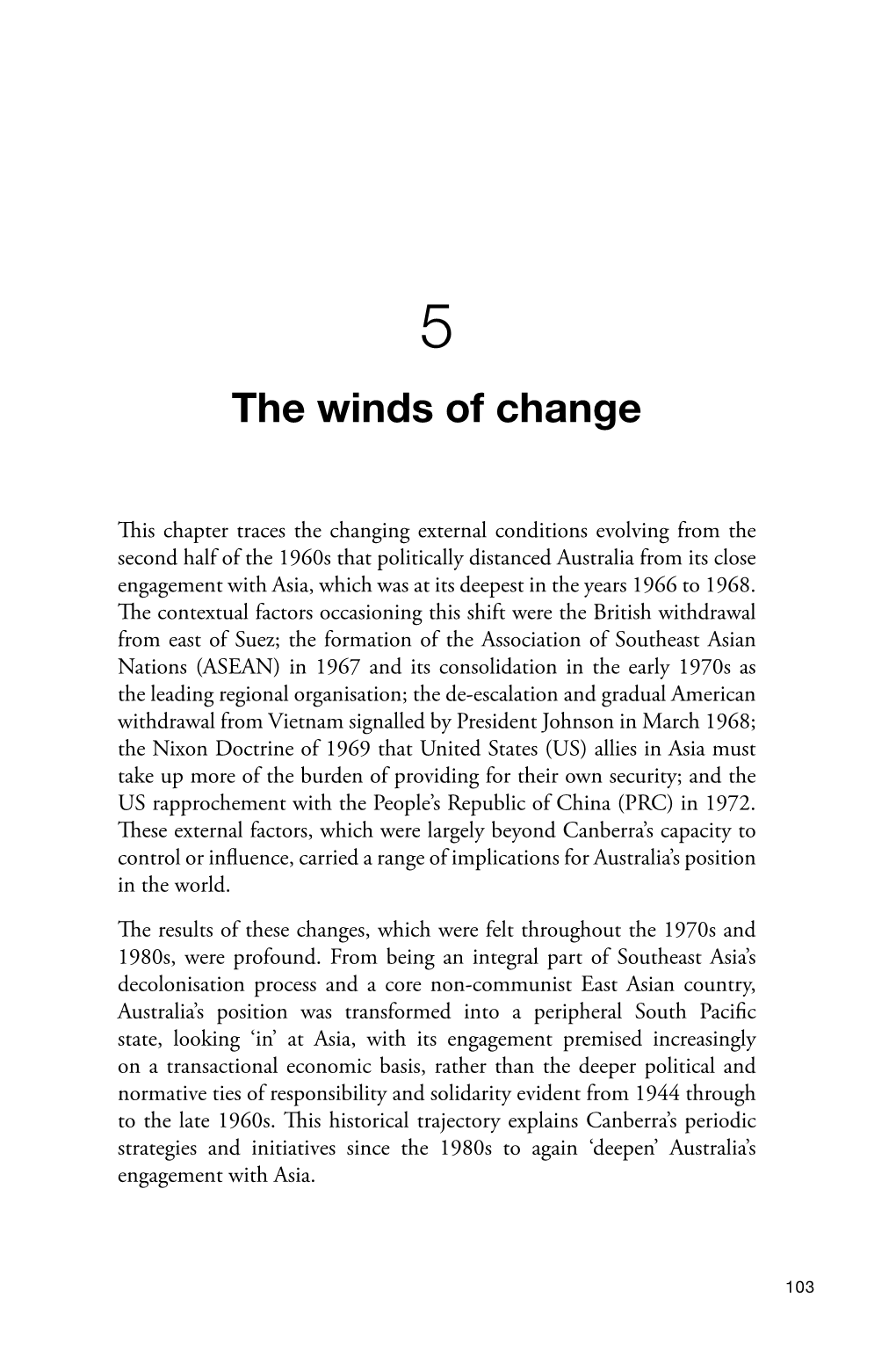 5. the Winds of Change