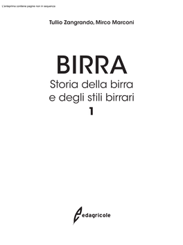 Storia Della Birra E Degli Stili Birrari 1